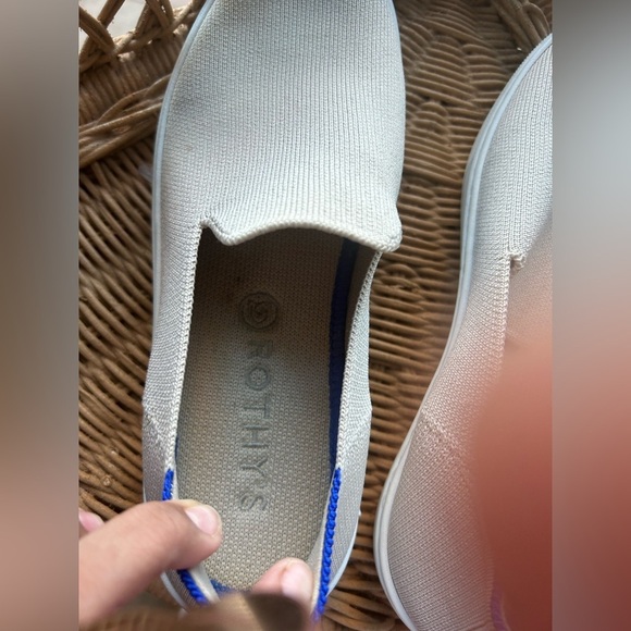 Rothy’s The Original Slip On Sneaker in Sand - Picture 5 of 6